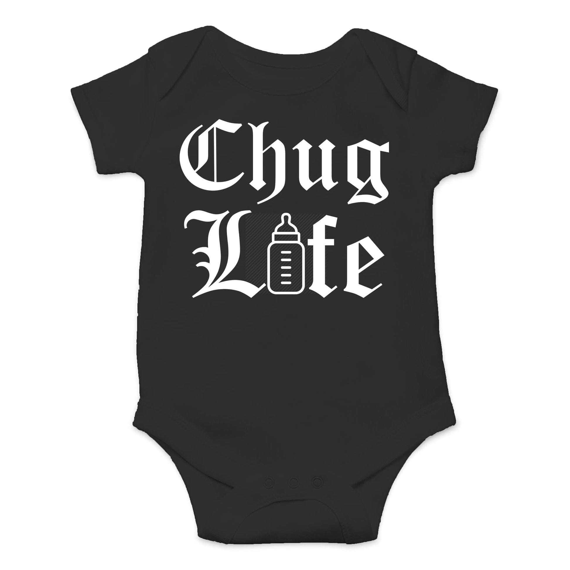 AW Fashions Chug Life Baby Bodysuit Funny, Cute, and Comfortable Infant Apparel - Trendy Newborn Clothing