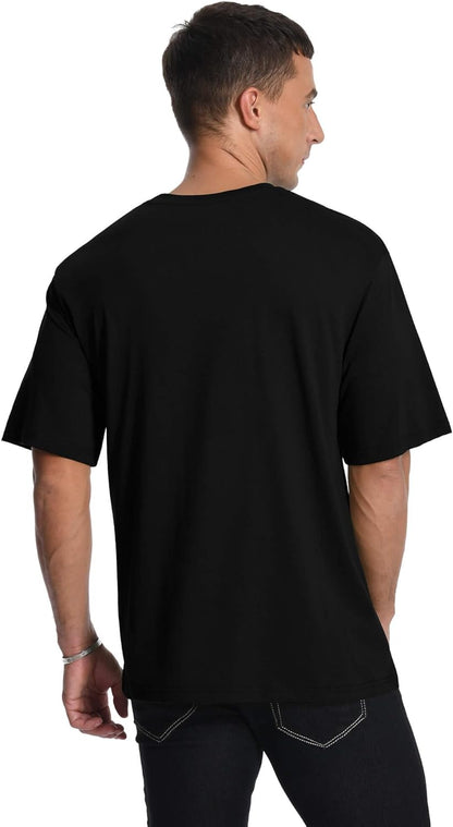 Mens Graphic T-Shirts Triangle Geometric Gradient Art Short Sleeve Summer Top Crewneck Casual Tees for Men