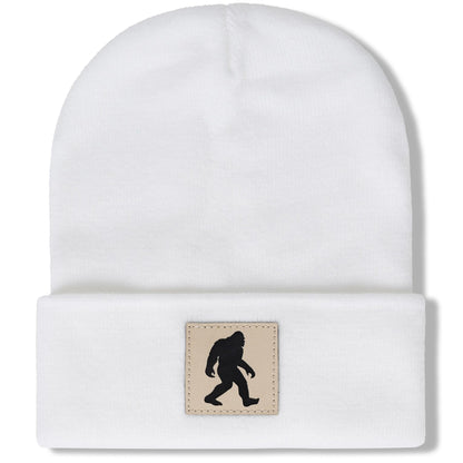 Bigfoot Beanie for Men - Sasquatch Hat Winter Knit Cuffed Beanie for Women - Bigfoot Gifts for Christmas & New Year