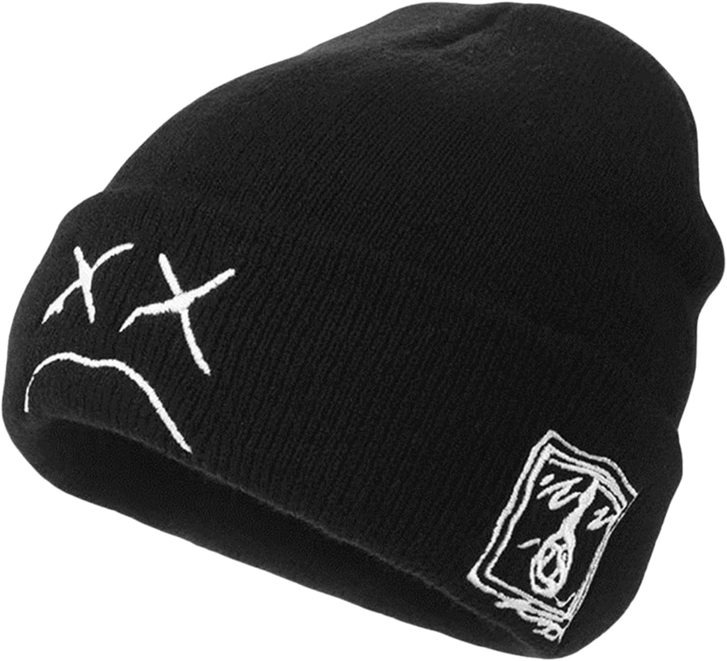 Fashion Beanie for Men Beanies Women,Warm Winter Hats for Men Embroidery Unisex Knit Hat Skull Cap