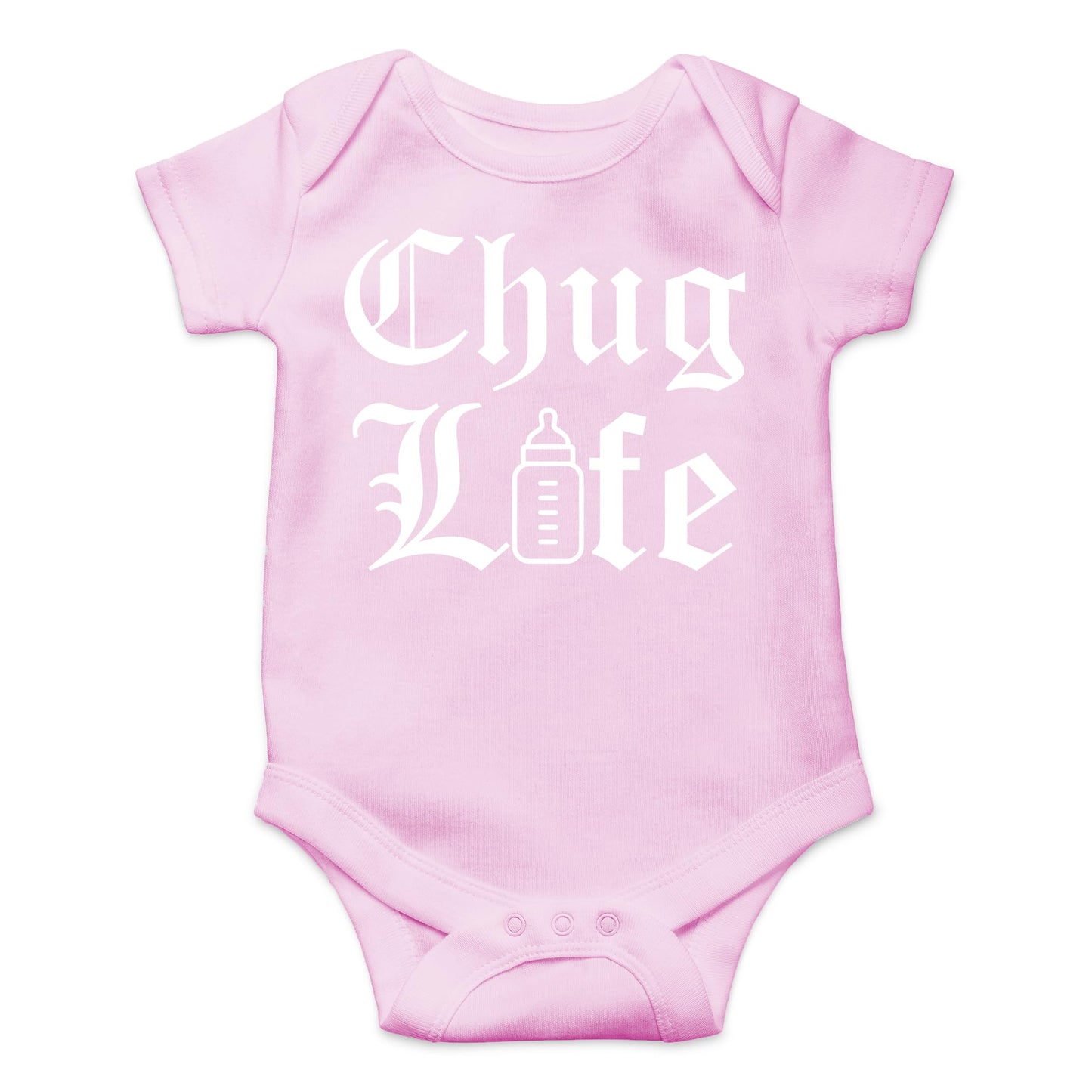AW Fashions Chug Life Baby Bodysuit Funny, Cute, and Comfortable Infant Apparel - Trendy Newborn Clothing
