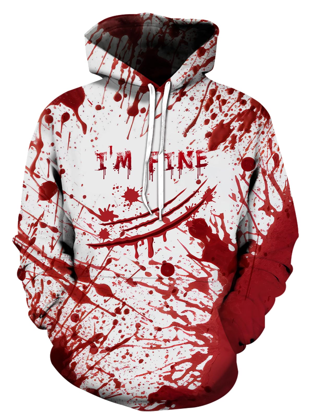 wangstar Graphic Hoodies for Men Sweatshirts Gifts Xmas Rapper Cool Things Novelty Stuff Black Red Pullover Hoodie Adult