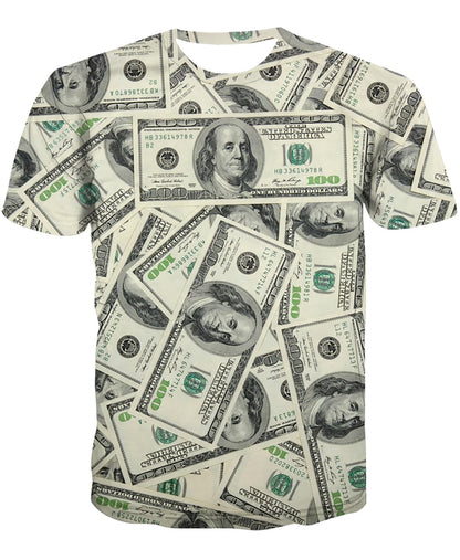 KYKU Men's Print Graphic T Shirt Short Sleeve Summer T-Shirt Novelty Casual Tee