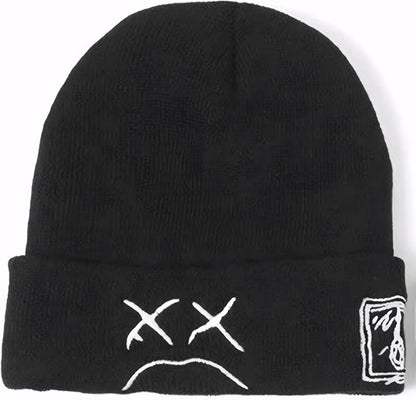 Fashion Beanie for Men Beanies Women,Warm Winter Hats for Men Embroidery Unisex Knit Hat Skull Cap
