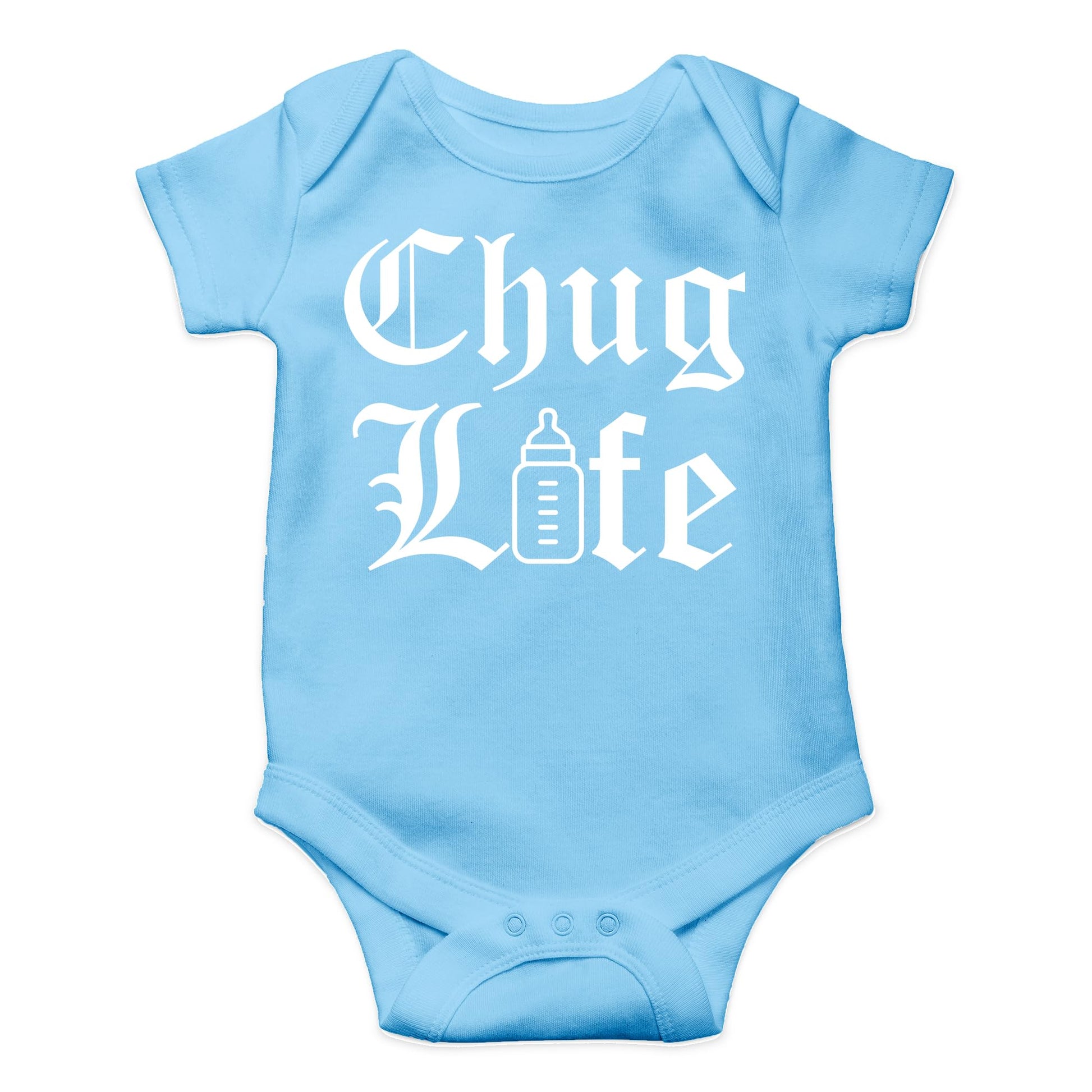 AW Fashions Chug Life Baby Bodysuit Funny, Cute, and Comfortable Infant Apparel - Trendy Newborn Clothing
