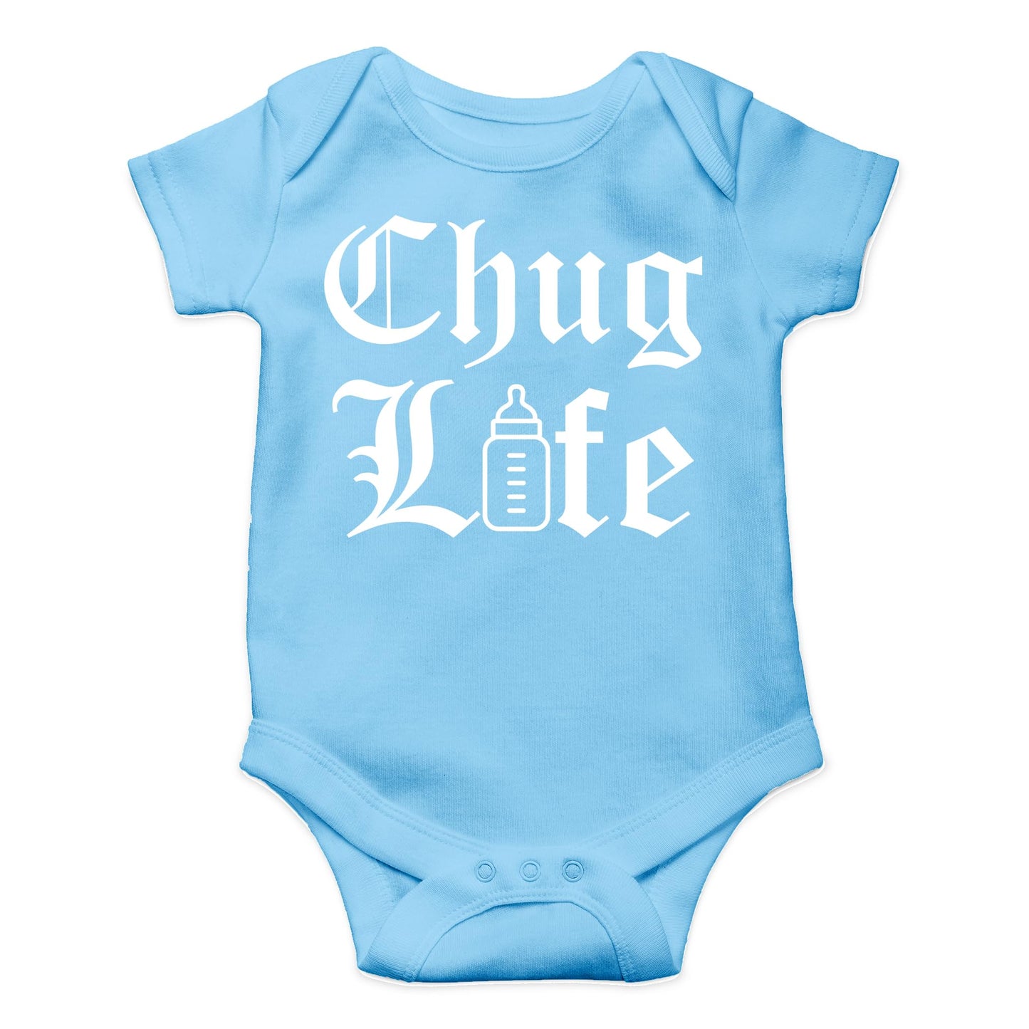 AW Fashions Chug Life Baby Bodysuit Funny, Cute, and Comfortable Infant Apparel - Trendy Newborn Clothing