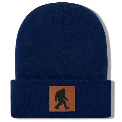Bigfoot Beanie for Men - Sasquatch Hat Winter Knit Cuffed Beanie for Women - Bigfoot Gifts for Christmas & New Year