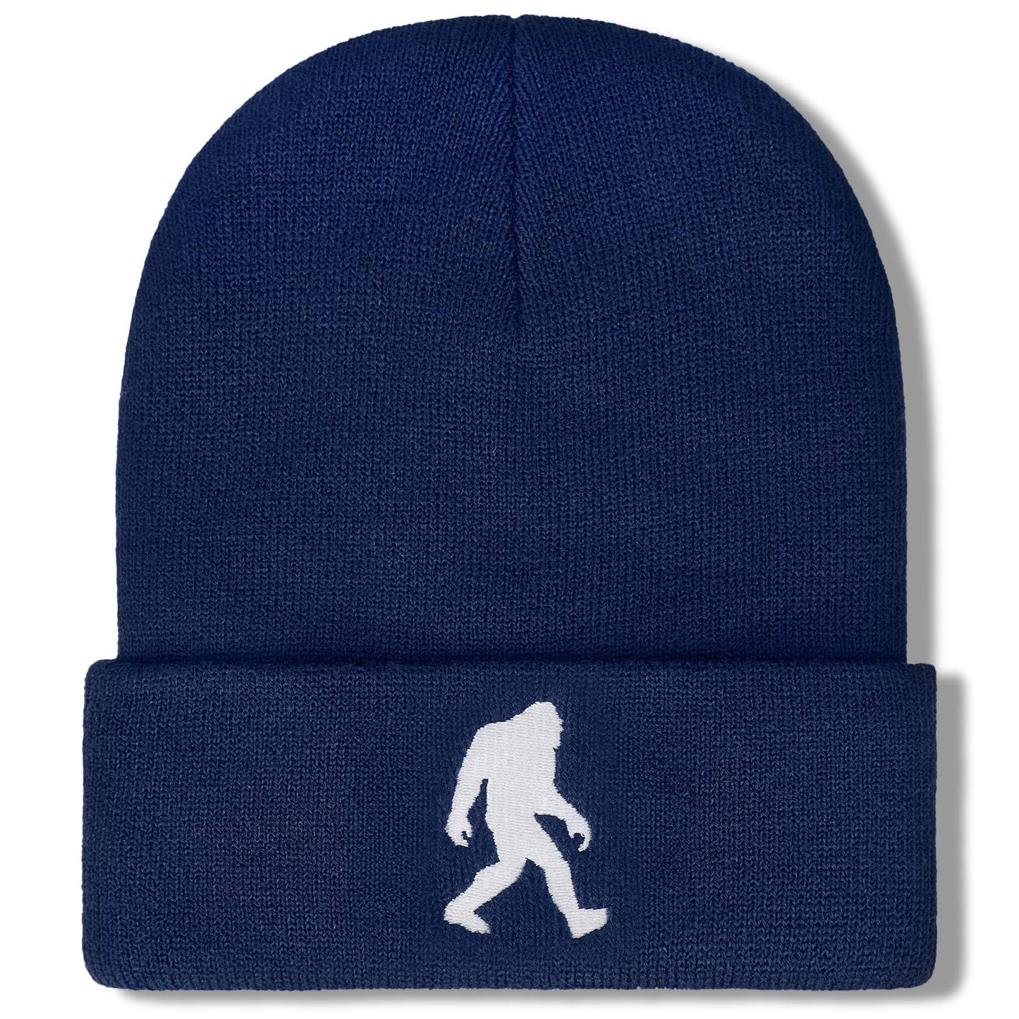 Bigfoot Beanie for Men - Sasquatch Hat Winter Knit Cuffed Beanie for Women - Bigfoot Gifts for Christmas & New Year
