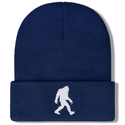Bigfoot Beanie for Men - Sasquatch Hat Winter Knit Cuffed Beanie for Women - Bigfoot Gifts for Christmas & New Year