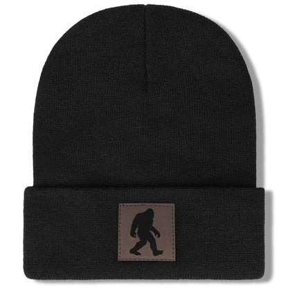 Bigfoot Beanie for Men - Sasquatch Hat Winter Knit Cuffed Beanie for Women - Bigfoot Gifts for Christmas & New Year