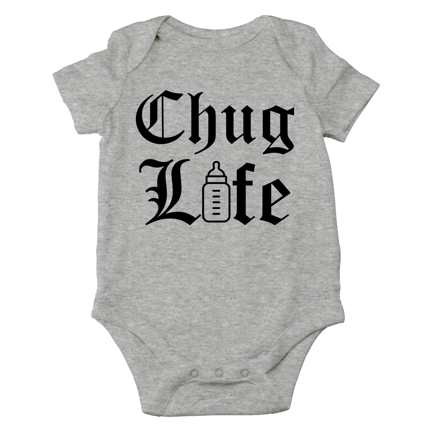 AW Fashions Chug Life Baby Bodysuit Funny, Cute, and Comfortable Infant Apparel - Trendy Newborn Clothing