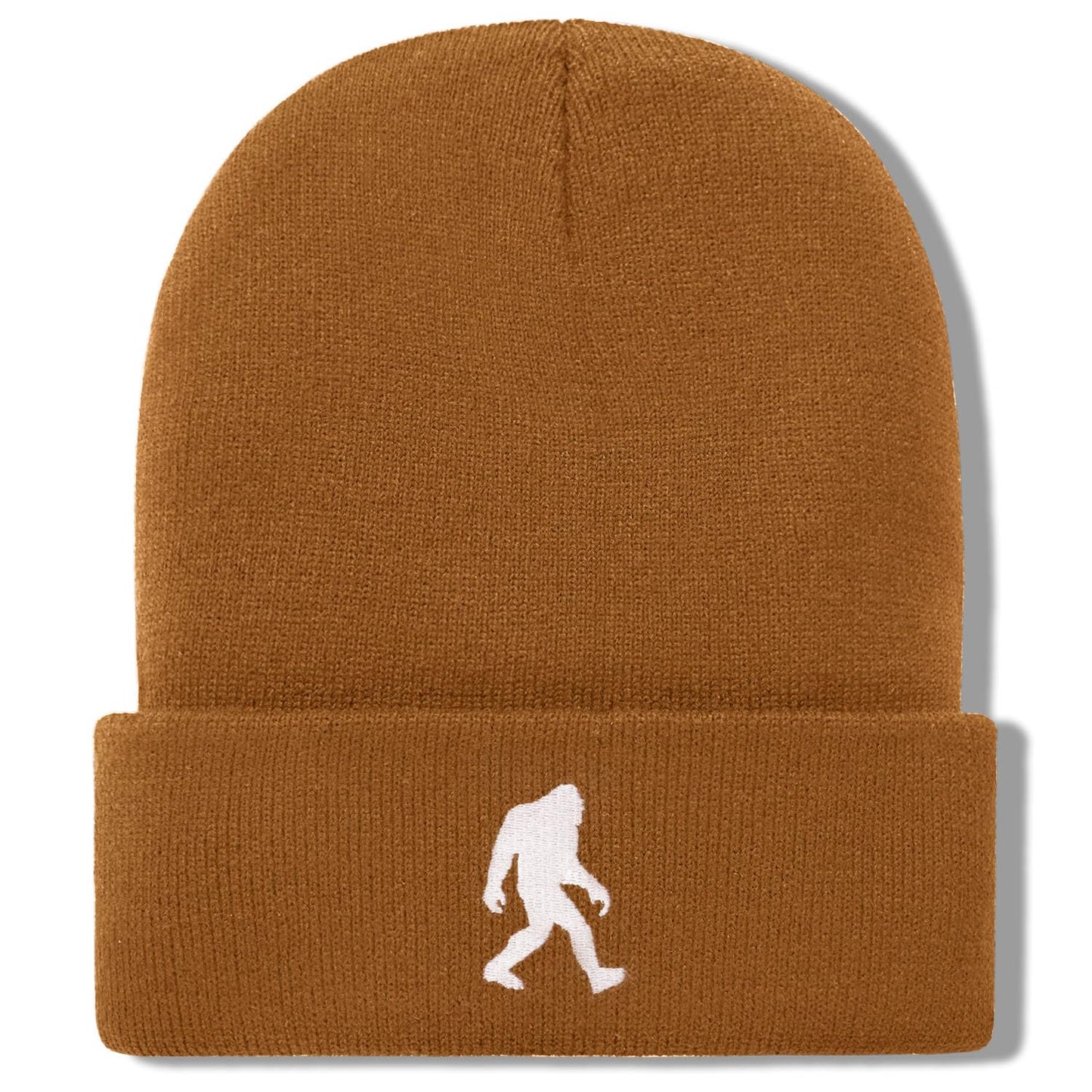 Bigfoot Beanie for Men - Sasquatch Hat Winter Knit Cuffed Beanie for Women - Bigfoot Gifts for Christmas & New Year
