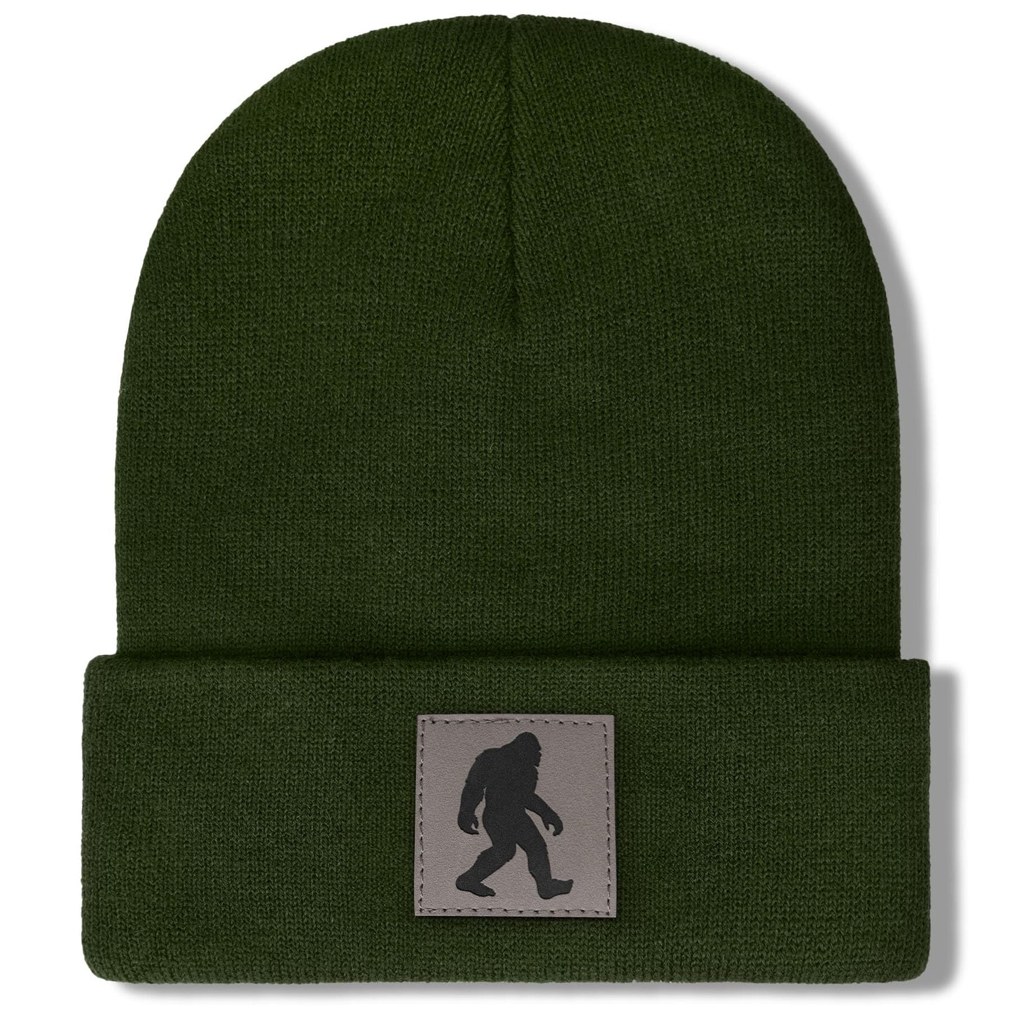 Bigfoot Beanie for Men - Sasquatch Hat Winter Knit Cuffed Beanie for Women - Bigfoot Gifts for Christmas & New Year