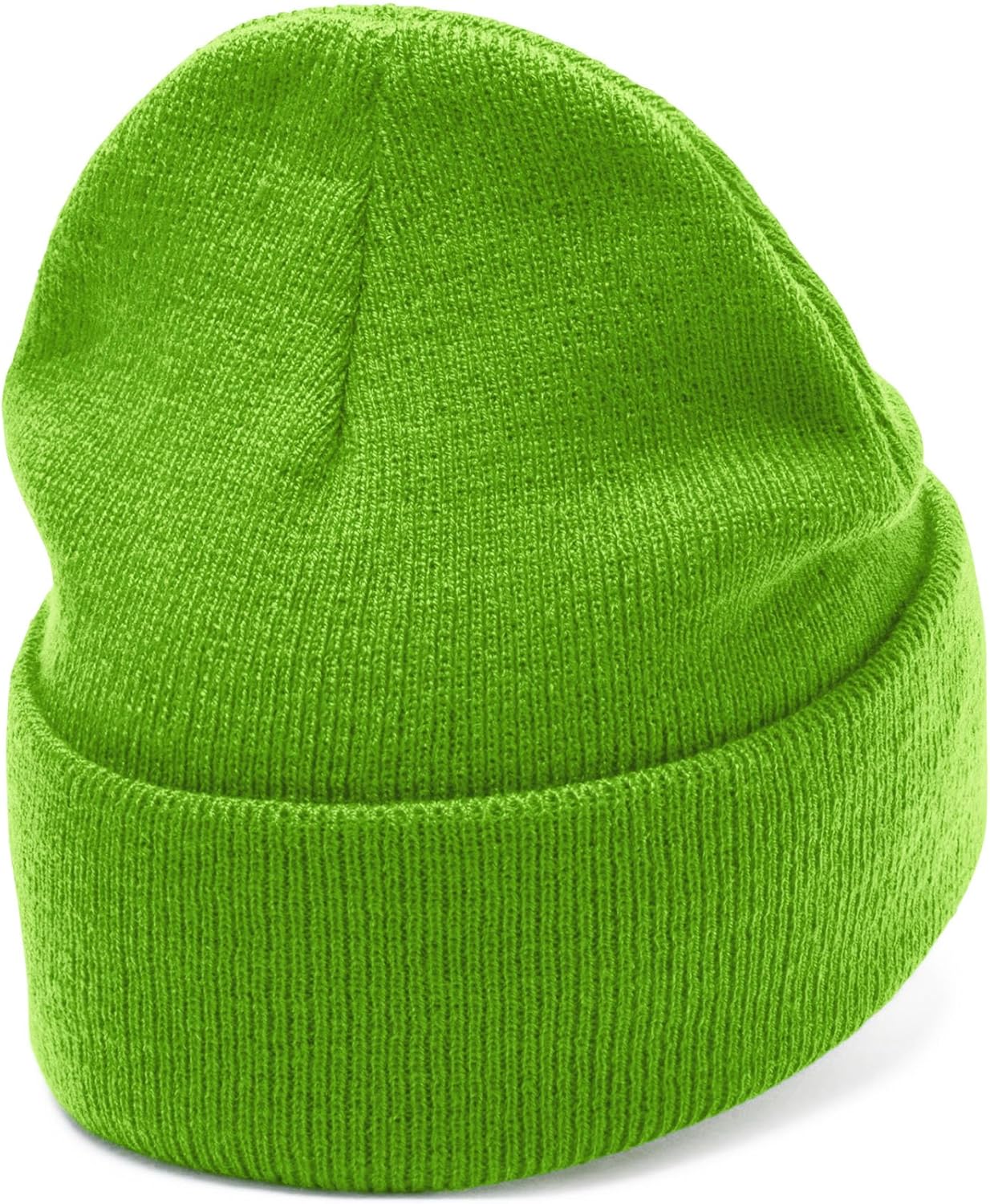 Funny Alien Beanie Hat with Big Eyes - Cuffed Cool Graphic Beanies Knit Winter Hats Warm Soft Stretchy Daily Cap