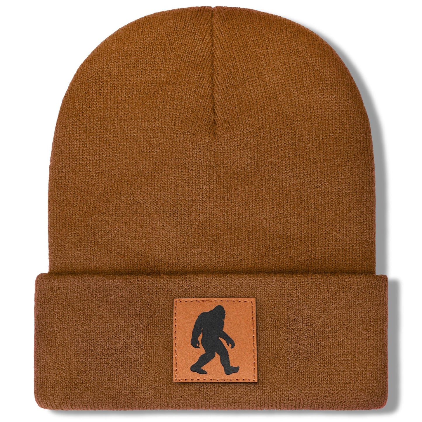Bigfoot Beanie for Men - Sasquatch Hat Winter Knit Cuffed Beanie for Women - Bigfoot Gifts for Christmas & New Year