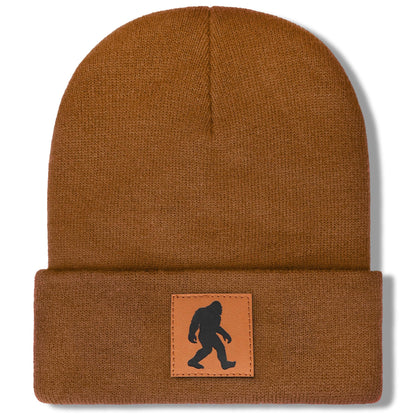 Bigfoot Beanie for Men - Sasquatch Hat Winter Knit Cuffed Beanie for Women - Bigfoot Gifts for Christmas & New Year