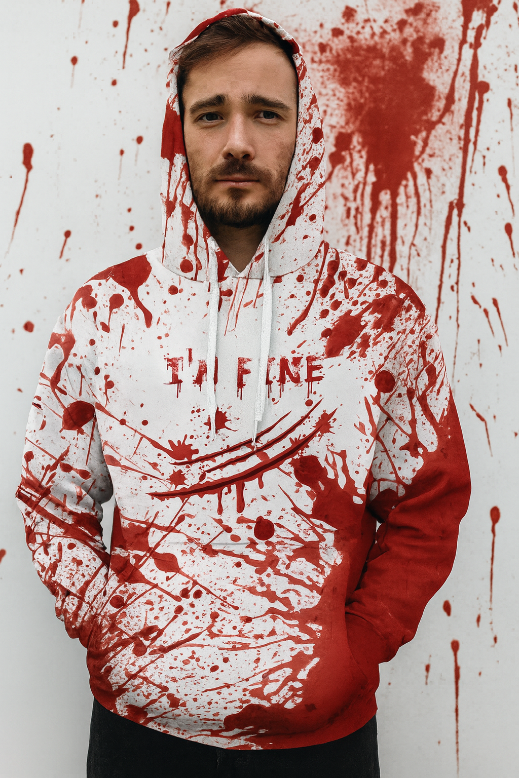 Graphic Hoodies for Men Sweatshirts- Pullover Hoodie Adult